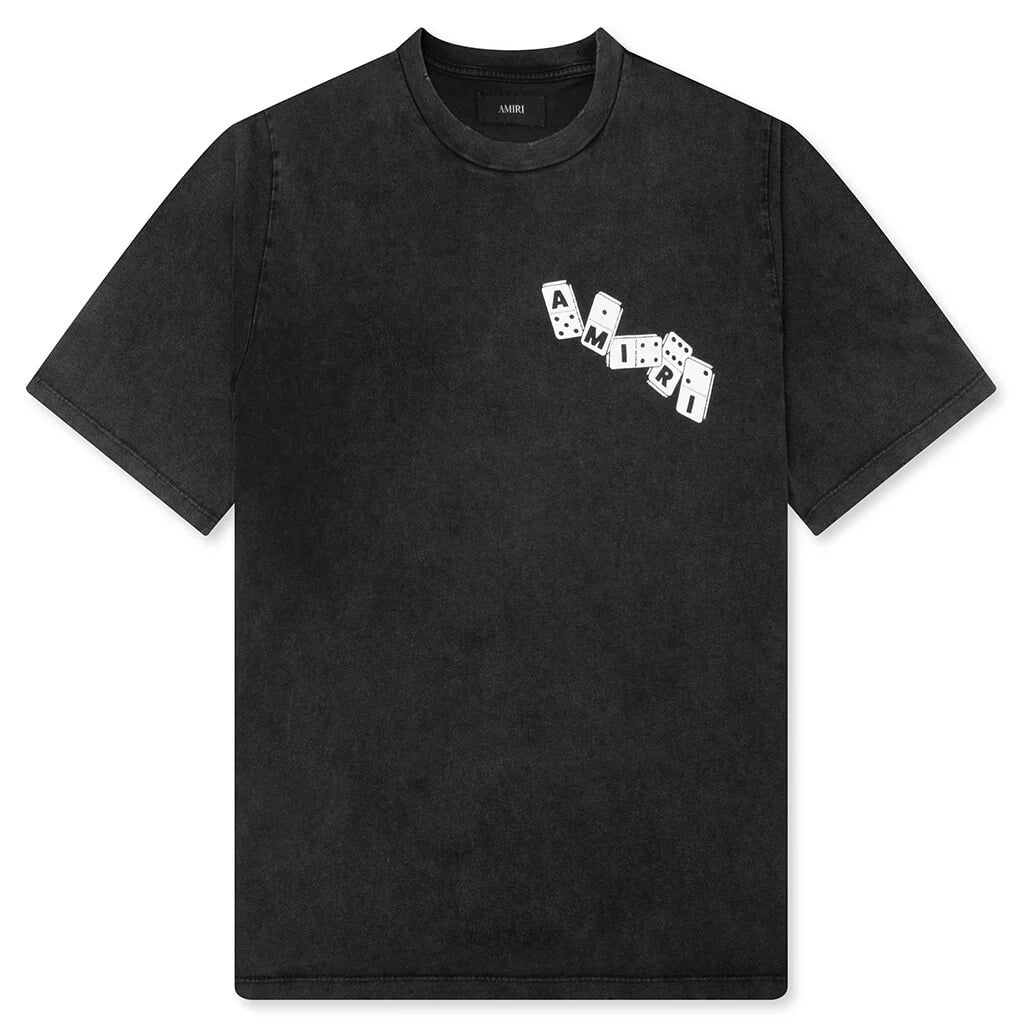 Amiri Domino Tee Black