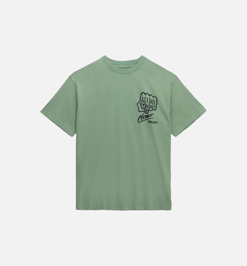 Like That Mens Short Sleeve Shirt Mint