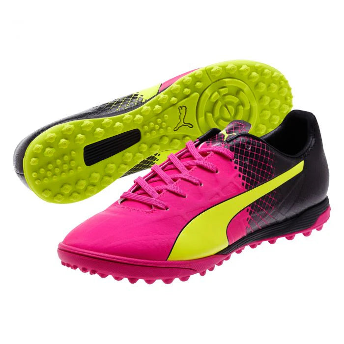 PUMA Evospeed 45 Tricks TT Turf Football Boots Pink