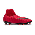 Nike JR Hypervenom Phelon III Soccer Cleats Red Black Crimson