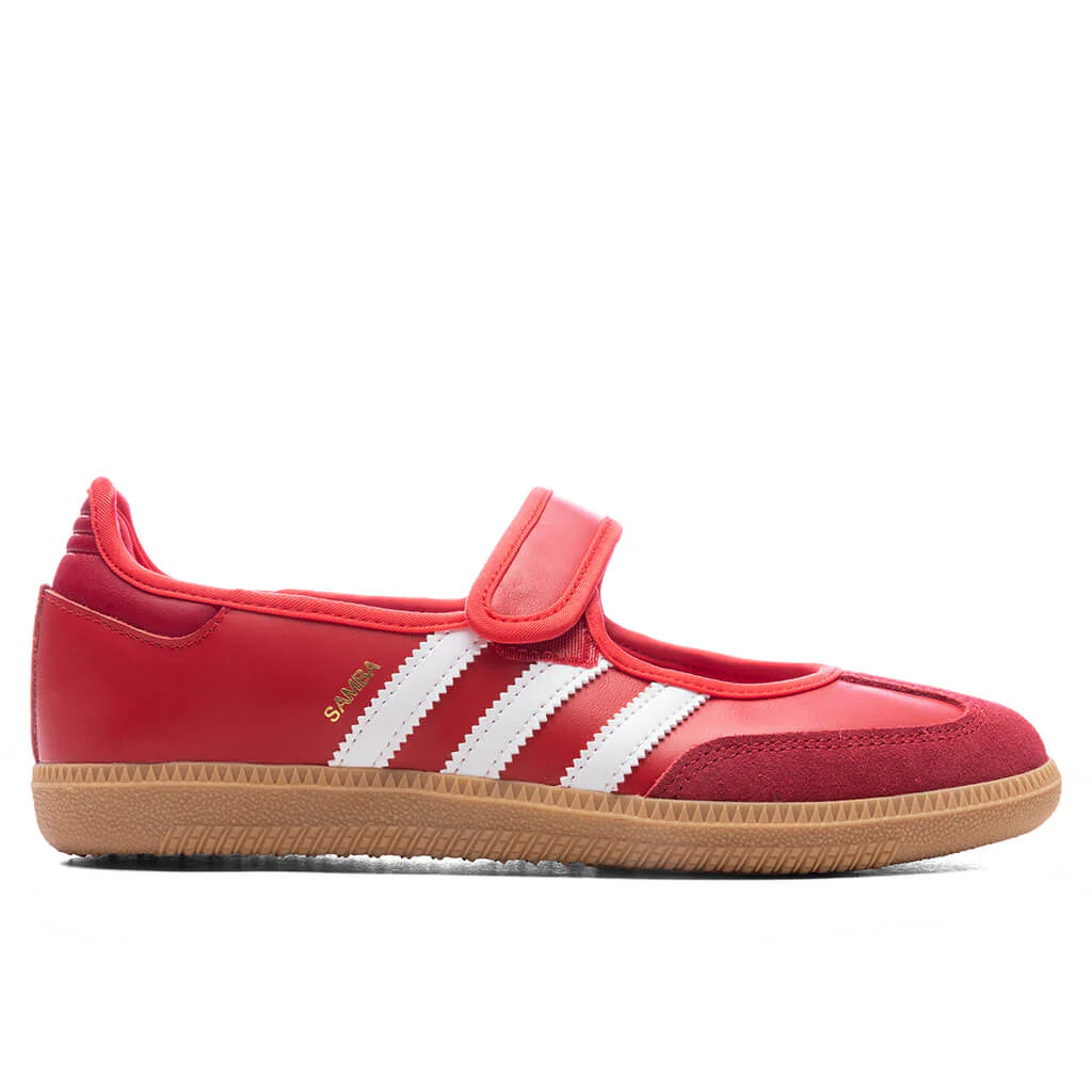Womens Samba Jane Better Scarlet Team Victory Red Gum