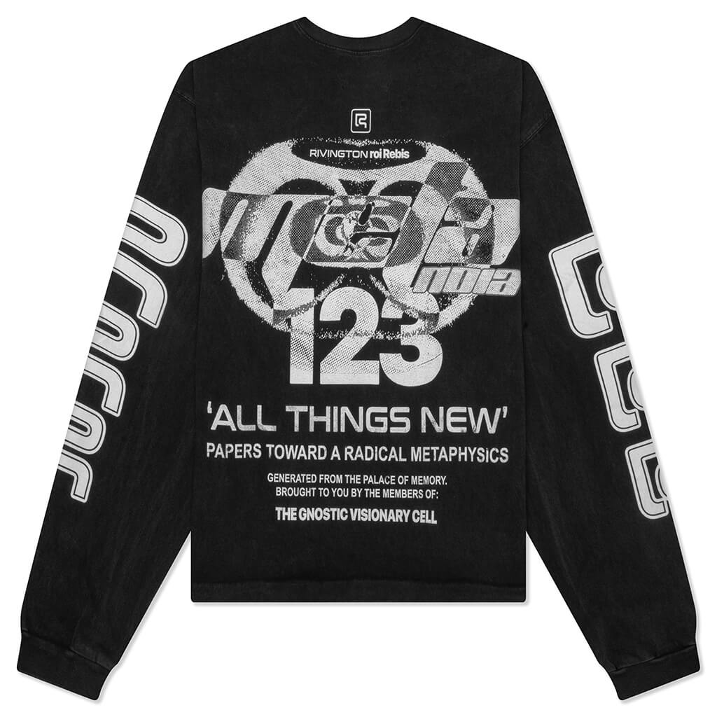 Meta Alma CVA L S Tee Vintage Black Rust