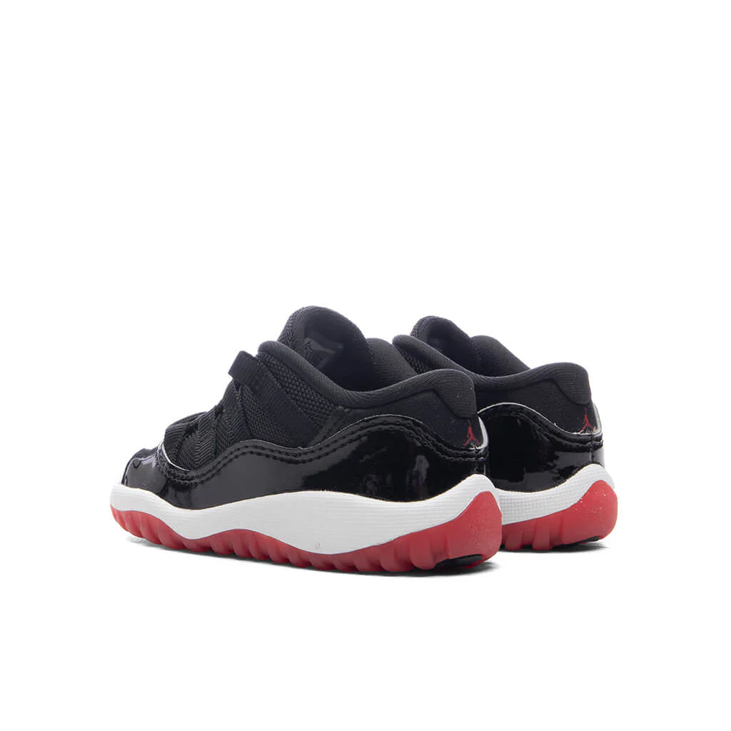 Air Jordan 11 Retro Low Bred TD Black Varsity Red White