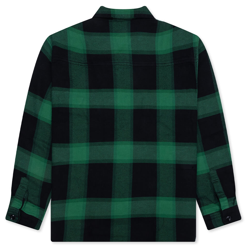 Buffalo Check Shirt L S Green
