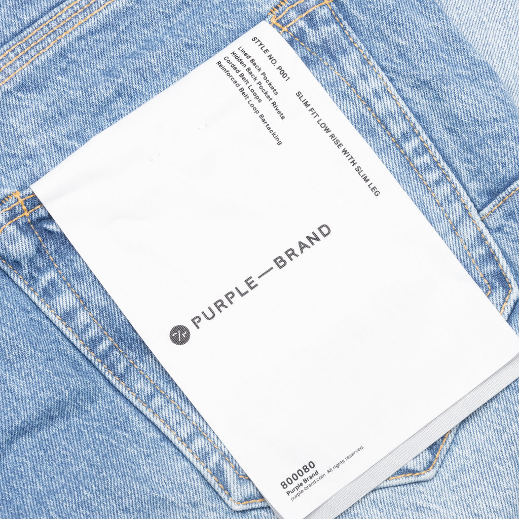Skinny Coated Light Indigo