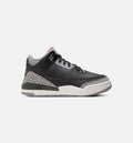 Air Jordan 3 Retro Black Cement Preschool Lifestyle Shoe Black Fire Red Cement Grey Summit White
