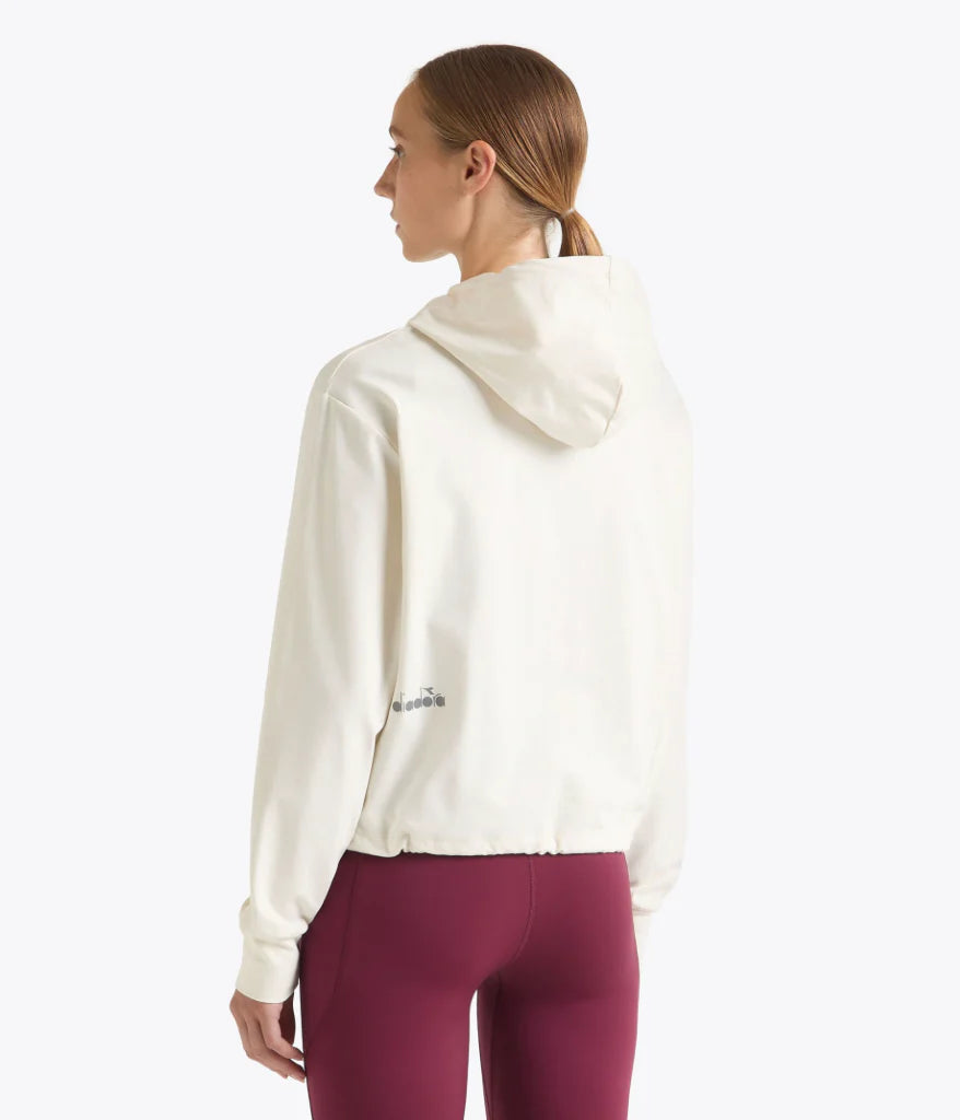 Womens Diadora Jersey Pullover Run Hoodie
