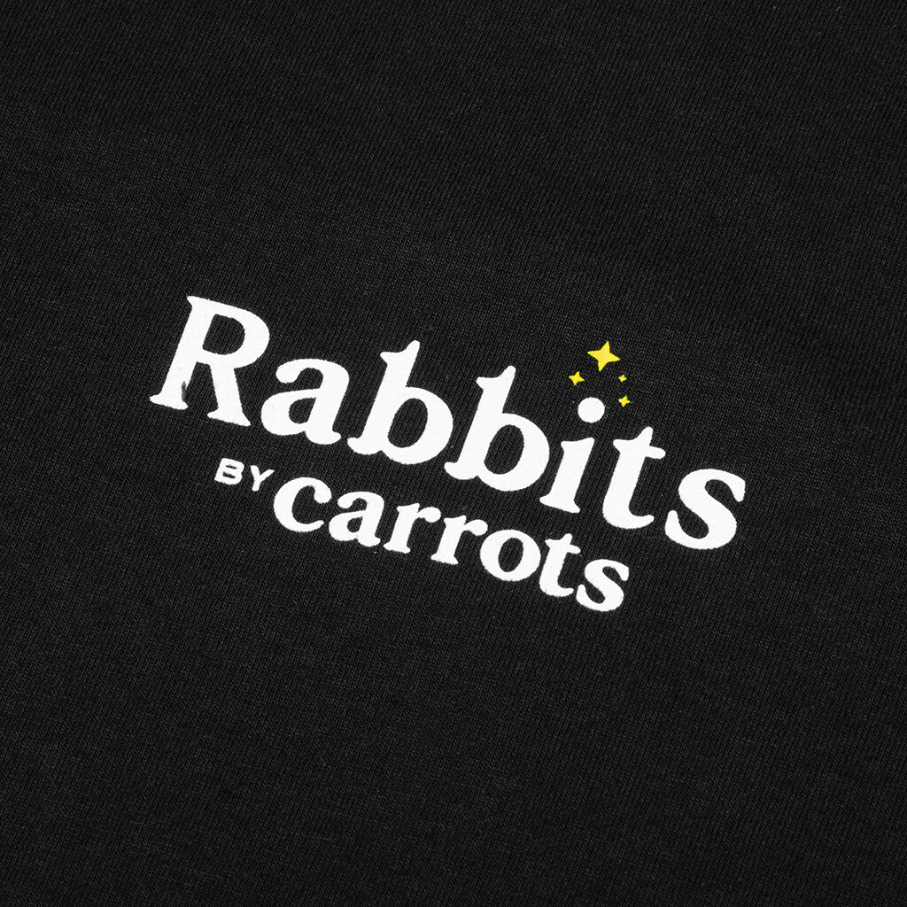 Feature x Carrots x Freddie Gibbs Rabbit Hat L S Tee Black