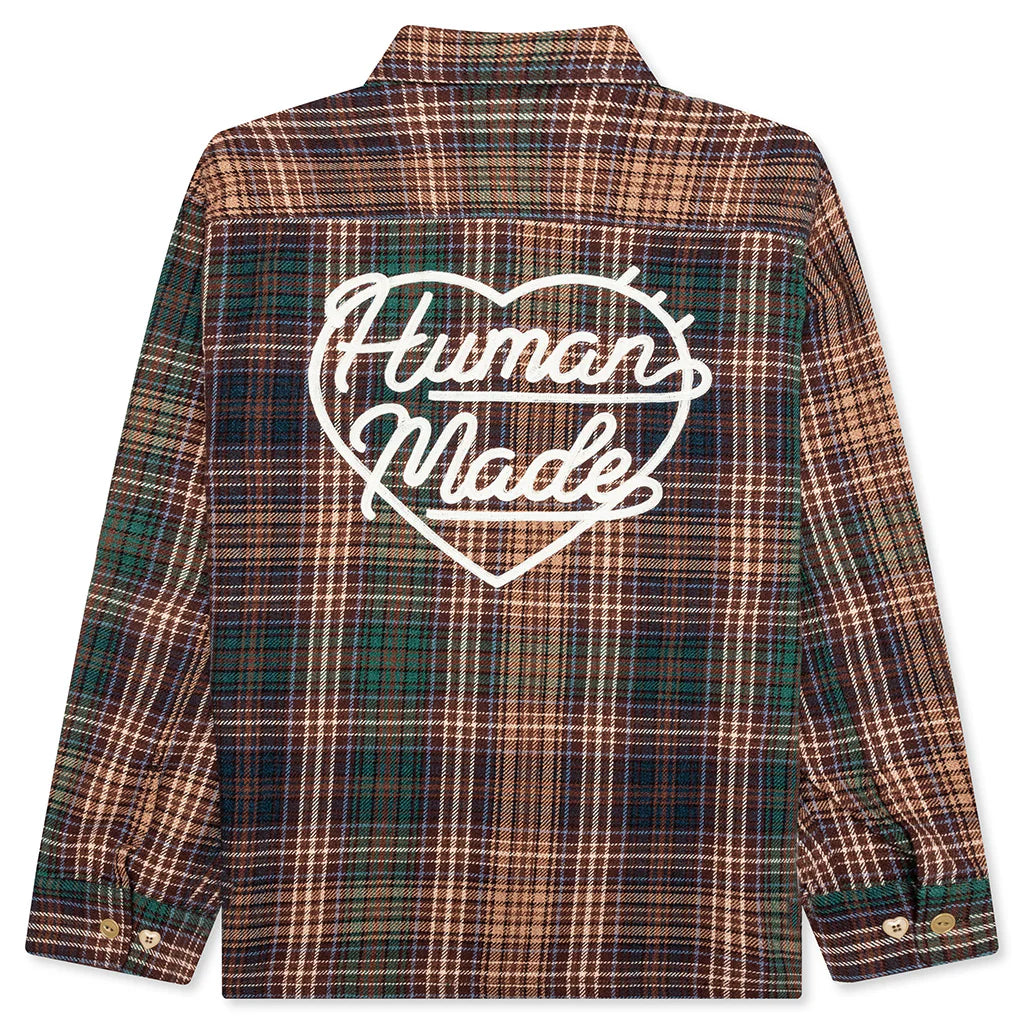 Check Shirt Brown
