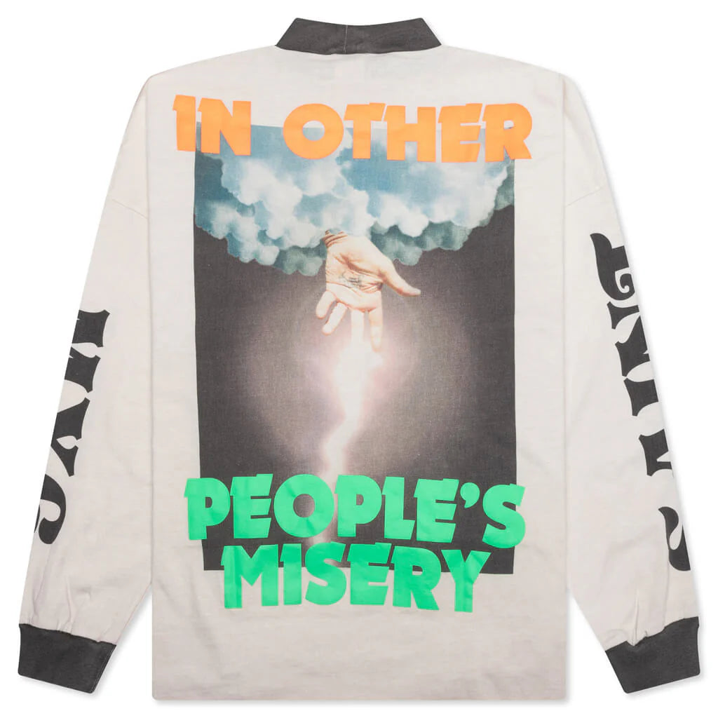A Cheap Holiday L S Tee White