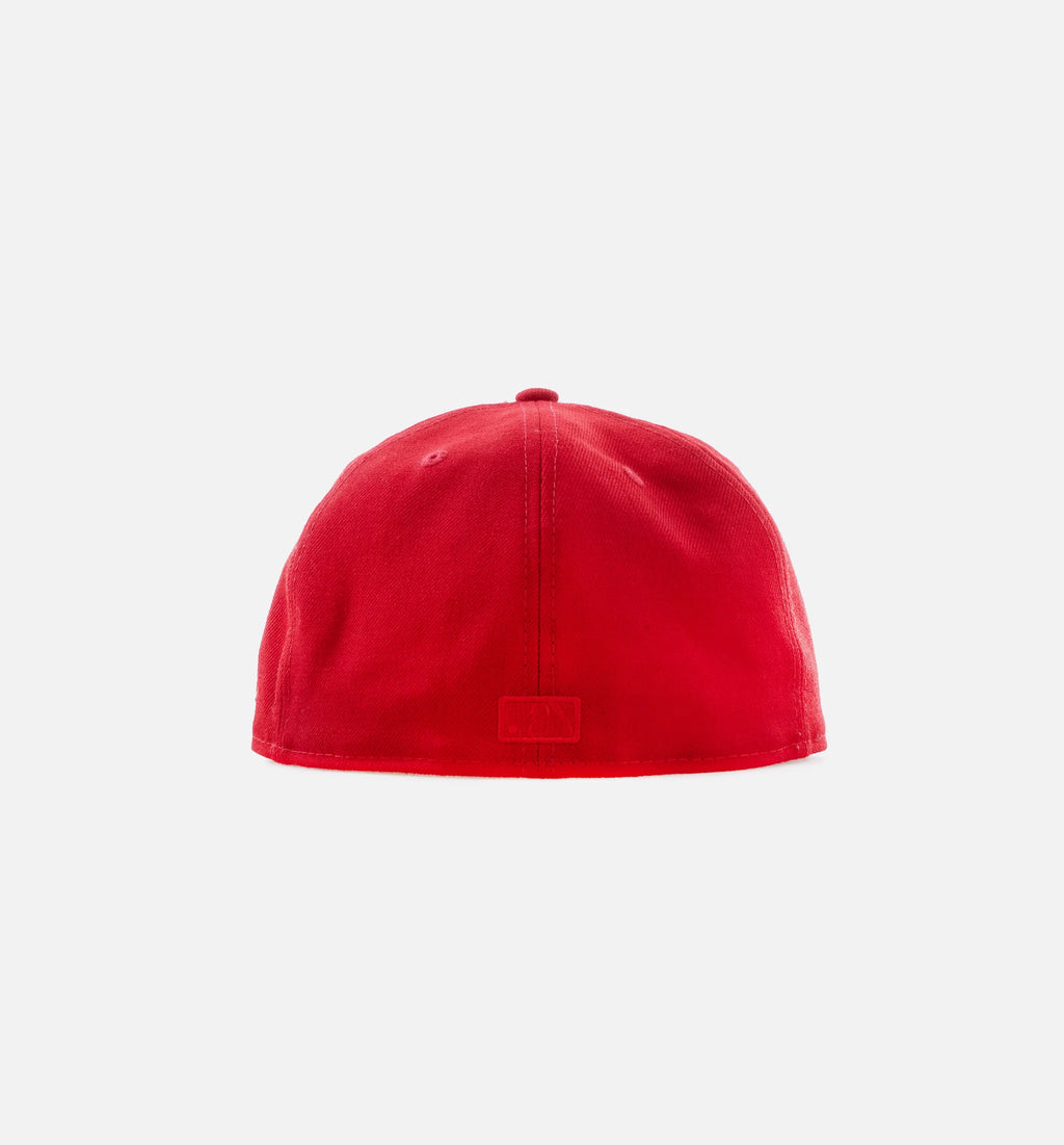 Fear Of God Essentials 59Fifty Fitted Cap Mens Hat Red White