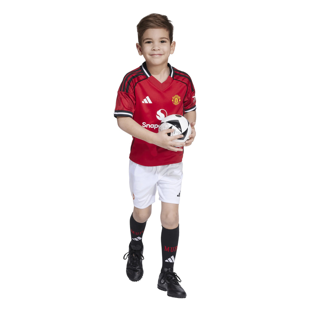 adidas Manchester United Home Mini Kit Kids 25 26 Red