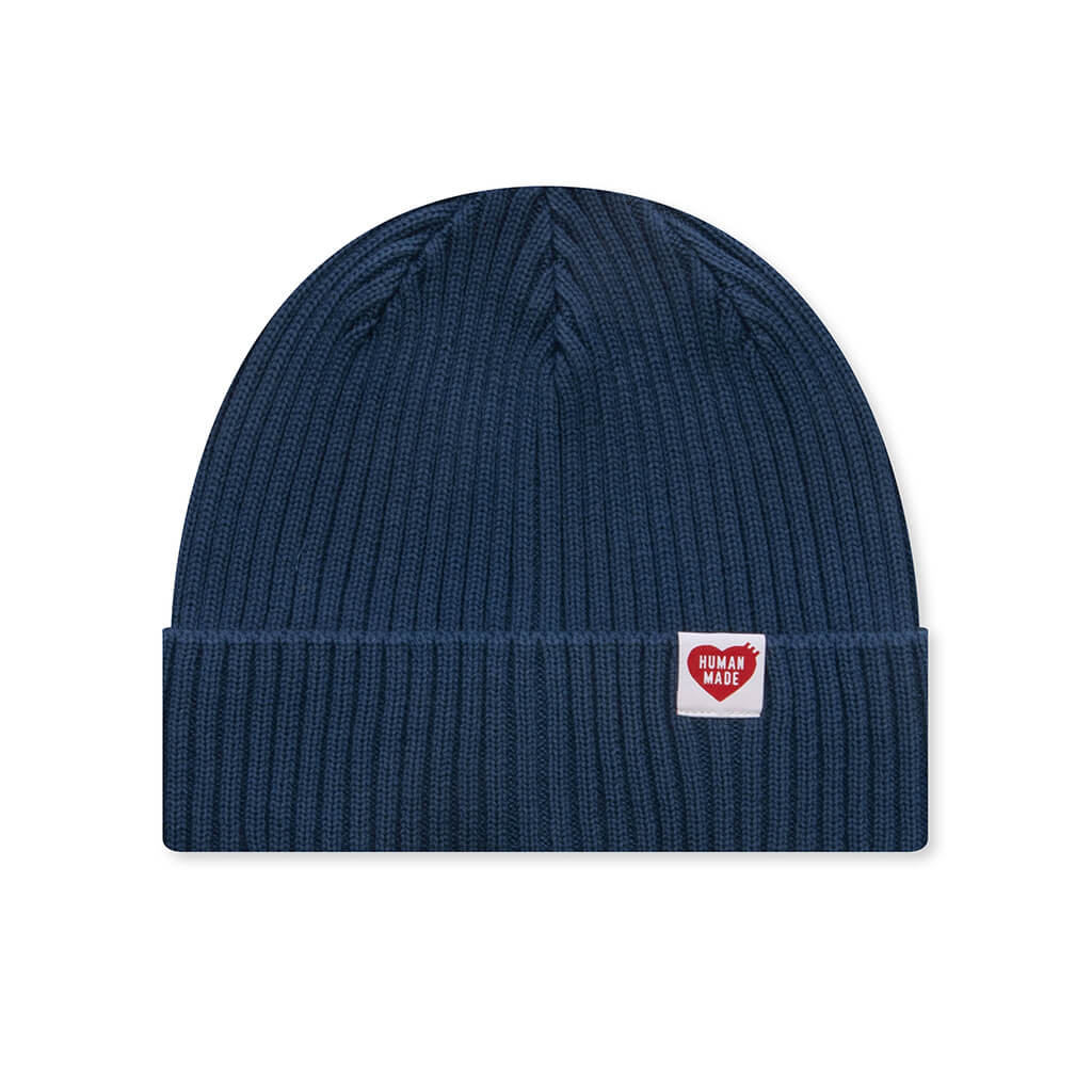 Cotton Rib Beanie Navy