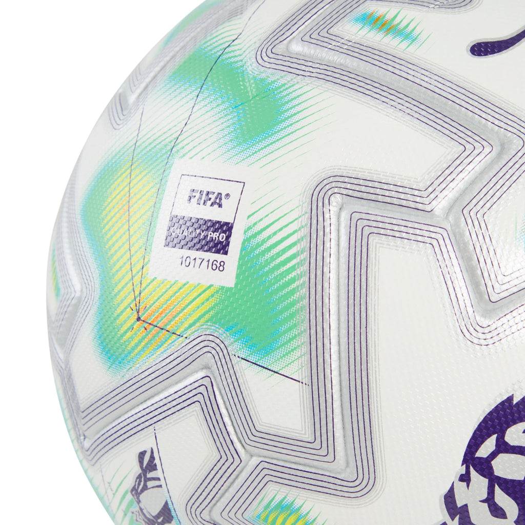 PUMA Orbita Pro Premier League Thrill FIFA Quality Soccer Ball White Multicolor