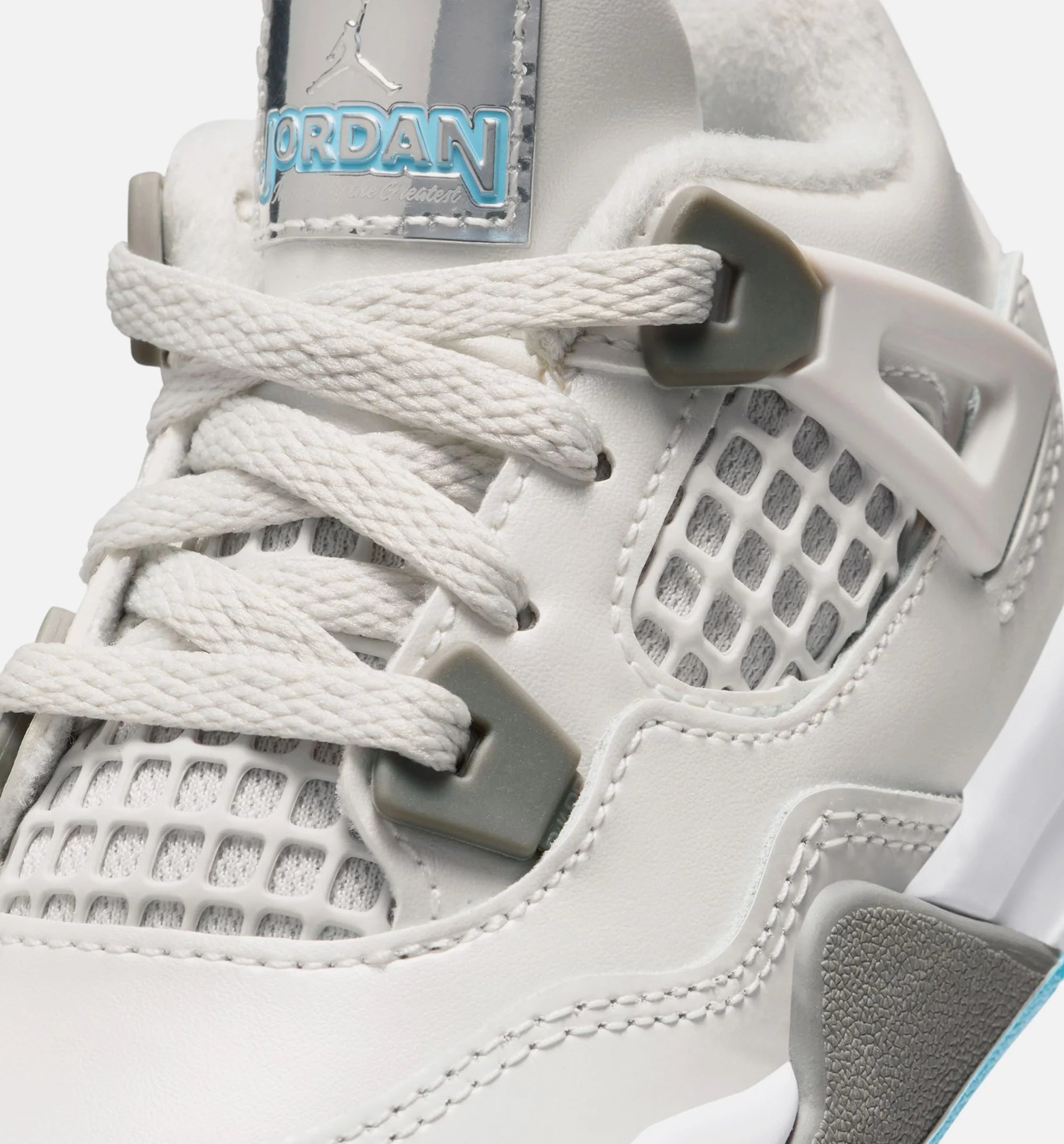 Air Jordan 4 Retro Blue Chill Infant Toddler Lifestyle Shoe Photon Dust Blue Chill Flat Pewter White Blue Tint