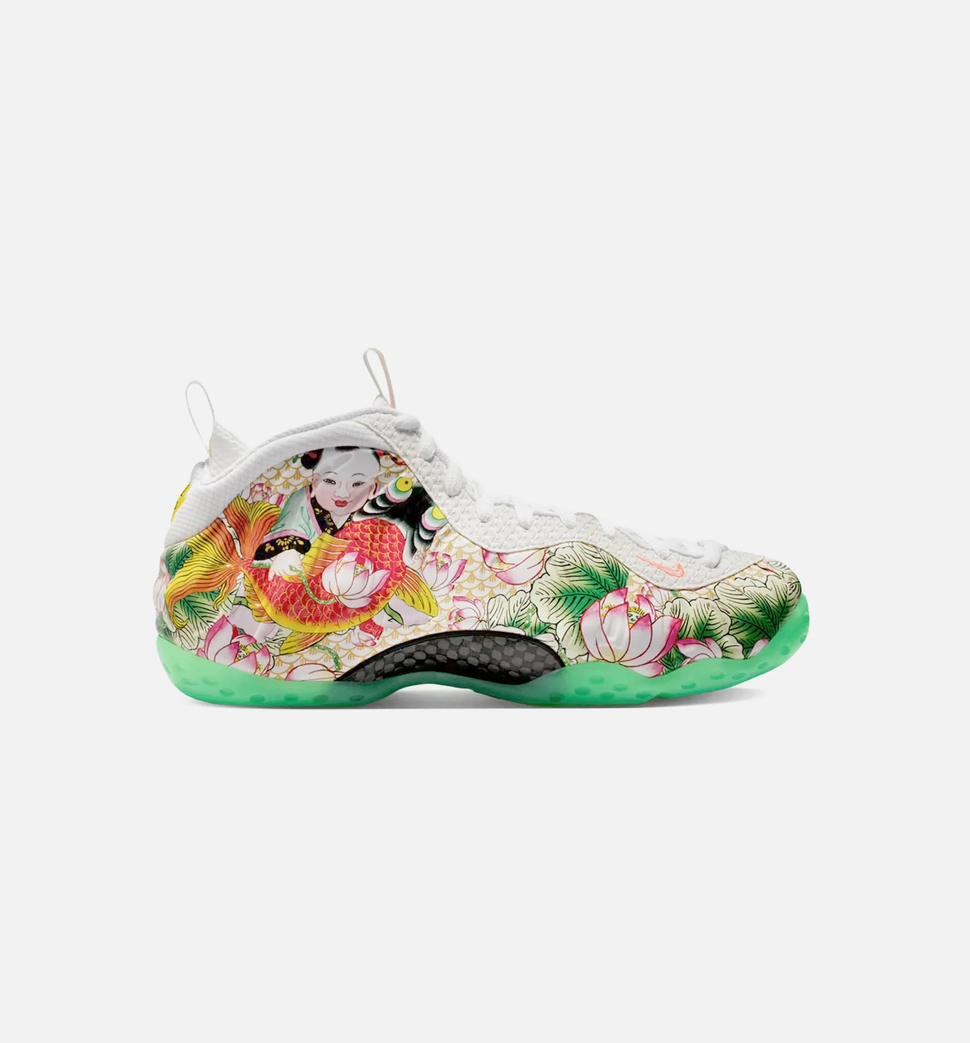 Air Foamposite One Tianjin 20 Mens Basketball Shoe White Light Poison Green Black Lava Glow Tour Yellow Limit One Per Customer