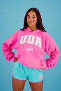UDA Pink Blitz Chenille Hoodie