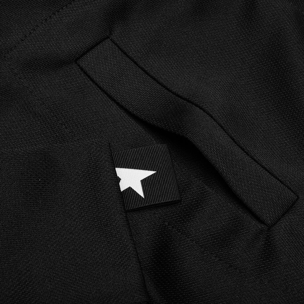 Womens Star Zipped Track Jacket Black
