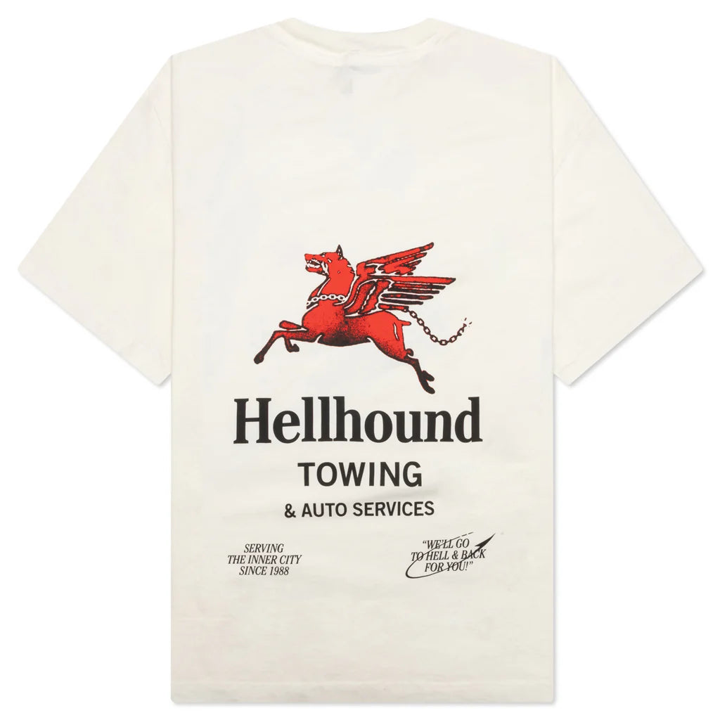 Hellhound 20 S S Tee White