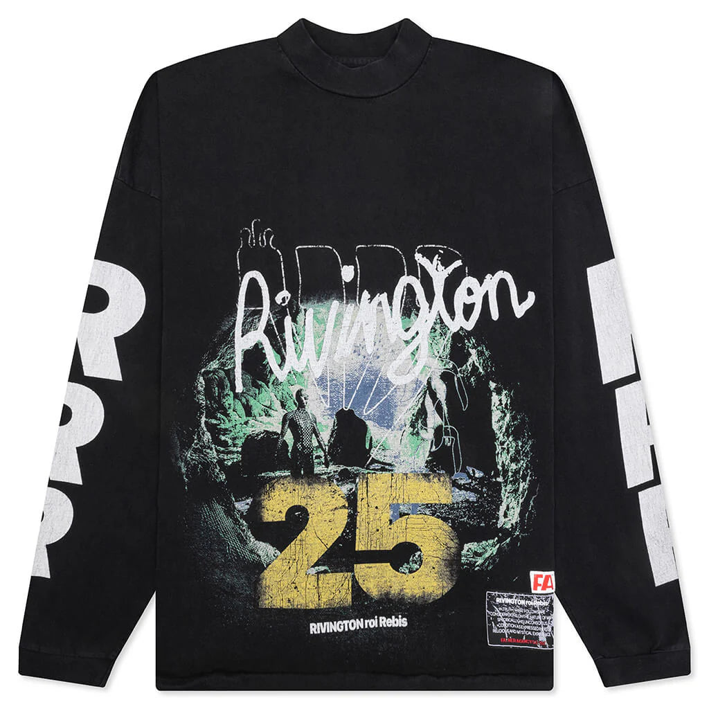 Inner Chamber L S Tee Jet Black