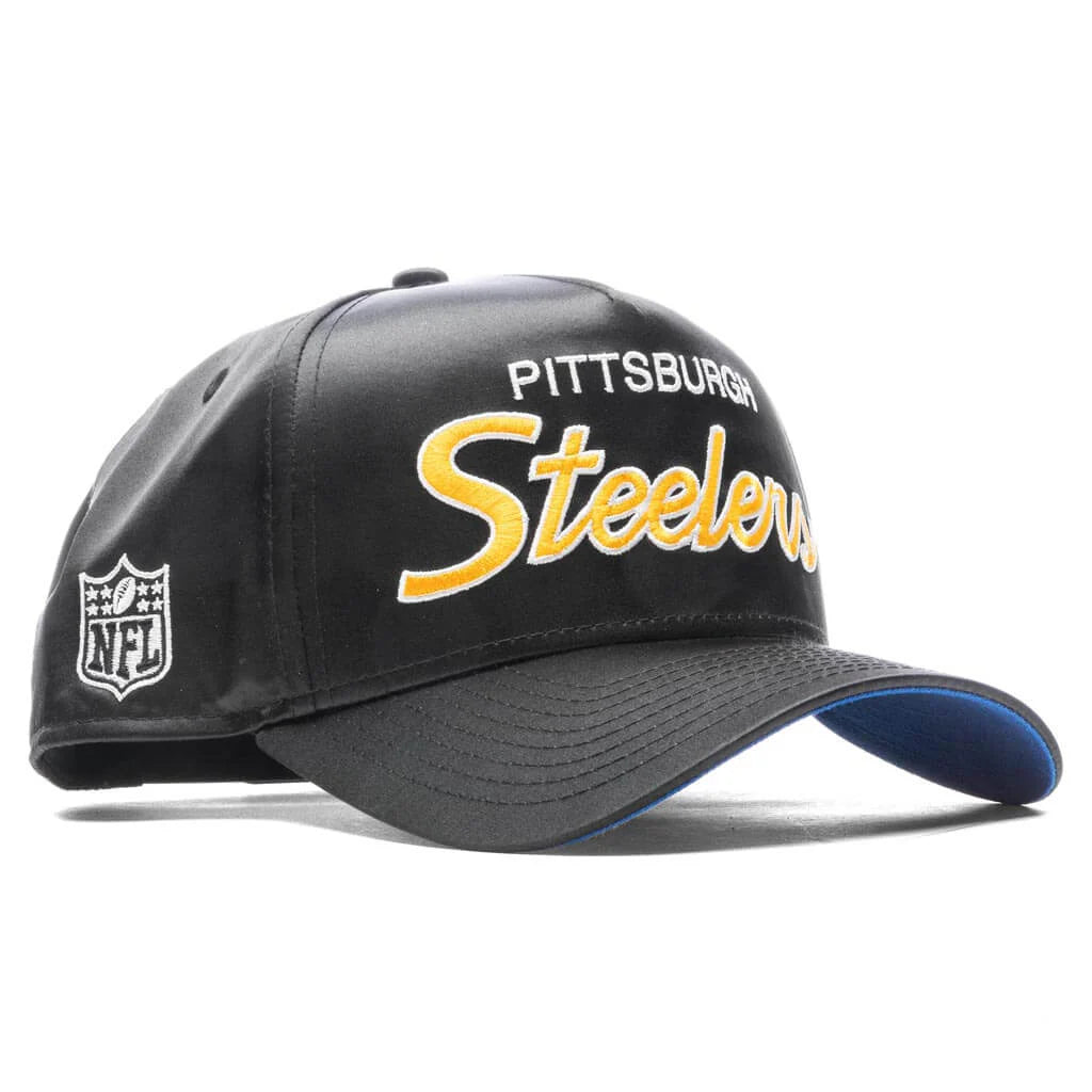 Feature x New Era Retro Satin Pittsburg Steelers