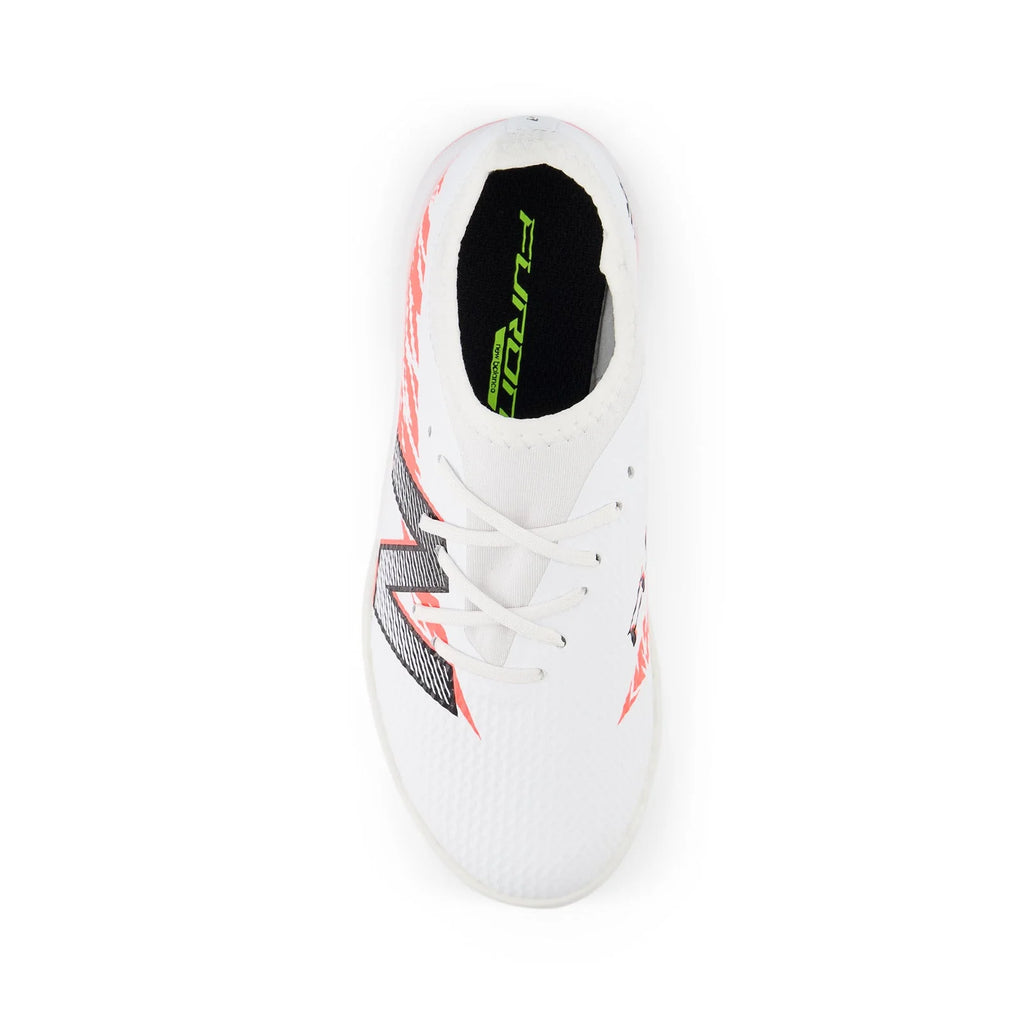 New Balance Furon V8 Team Junior Turf Soccer Cleats White