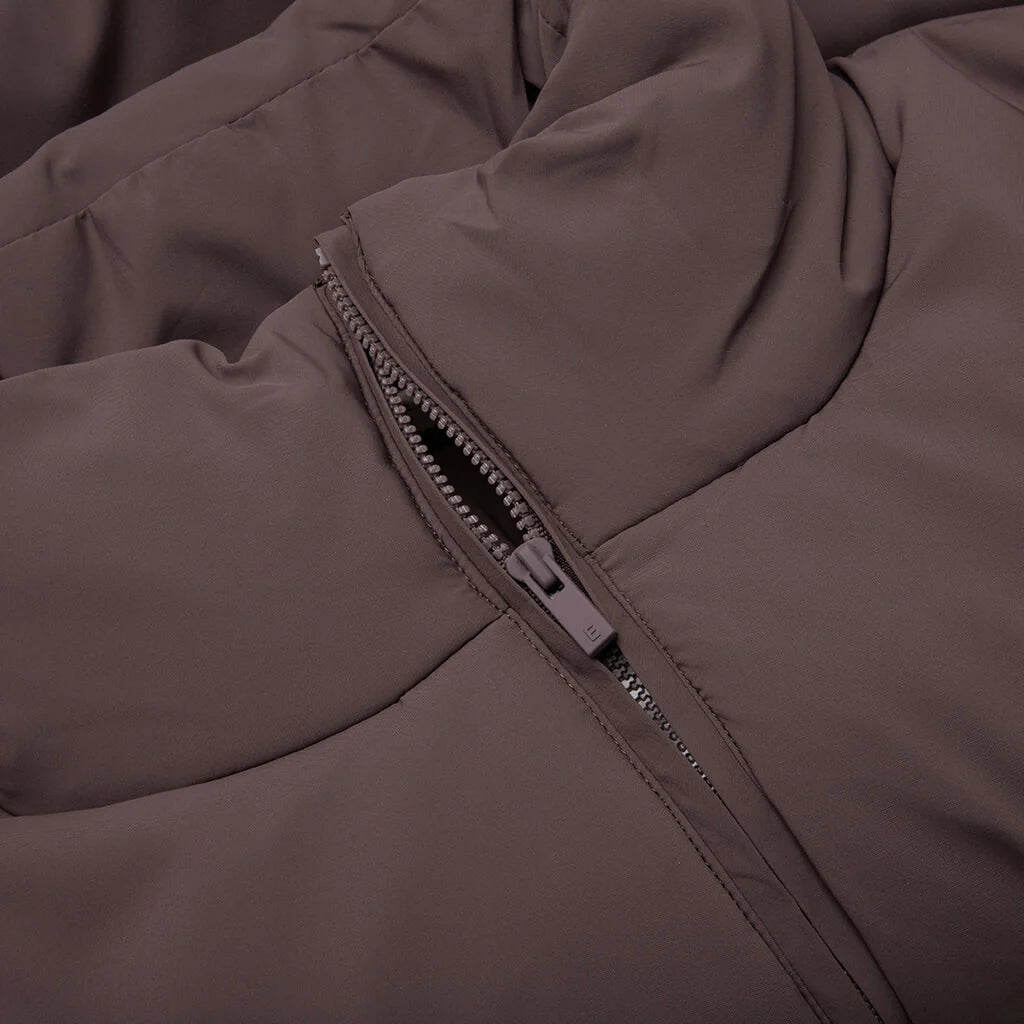 Nylon Puffer Jacket Plum