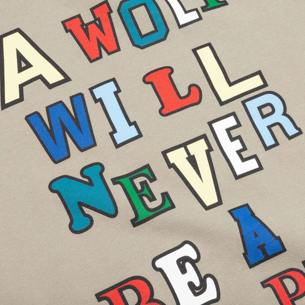 Wolf Sweatshirt Beige