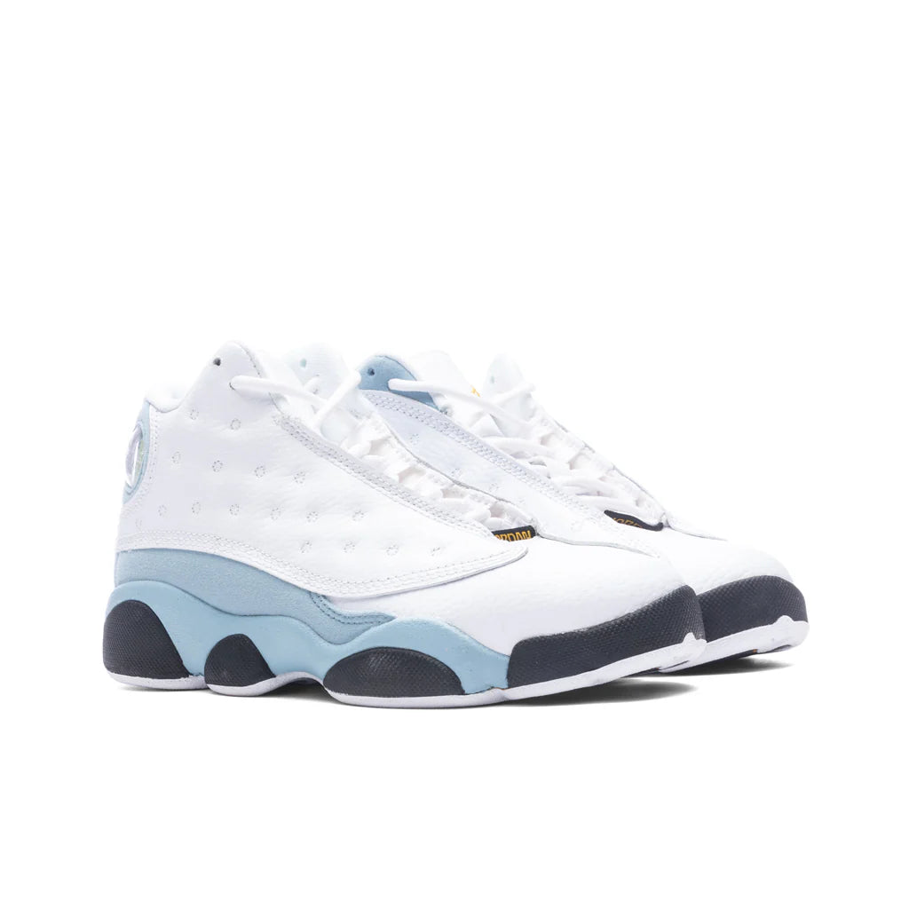 Air Jordan 13 Retro PS White Yellow Ochre Blue Grey
