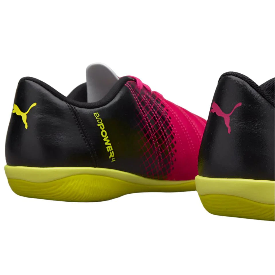 PUMA Evopower 43 Tricks IT Indoor Boots Pink Glo Safety Yellow