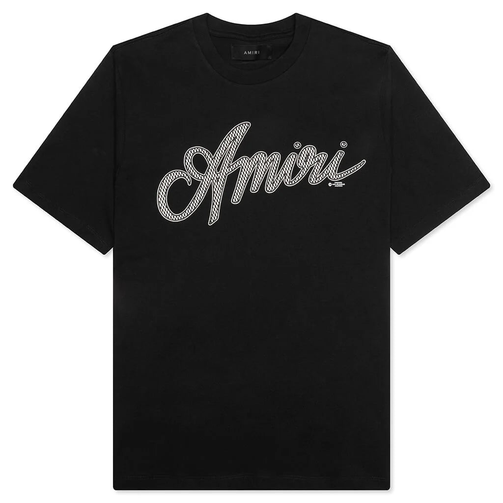 Amiri Script Tee Black