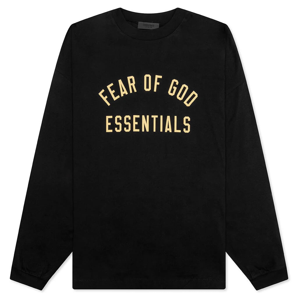 Jersey L S Tee Black