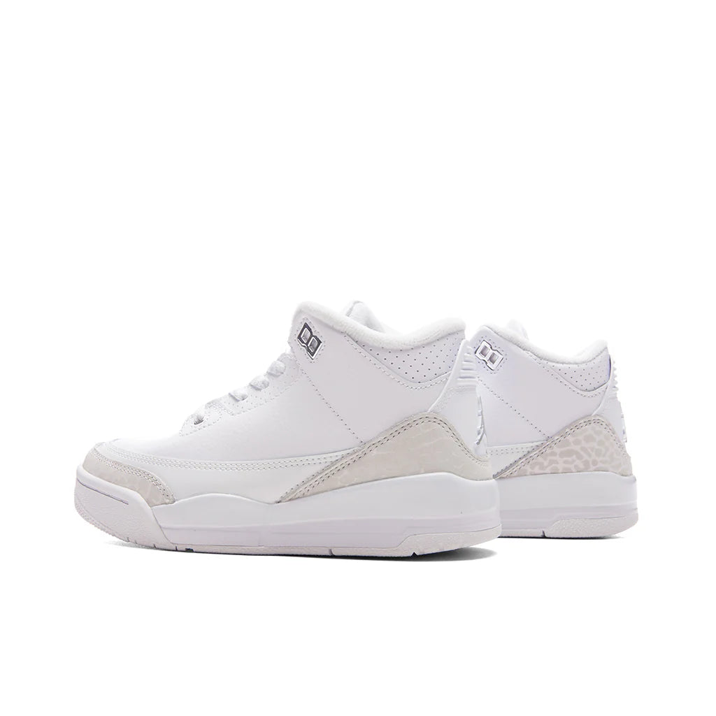 Air Jordan 3 Retro Pure Money PS White Metalic Silver