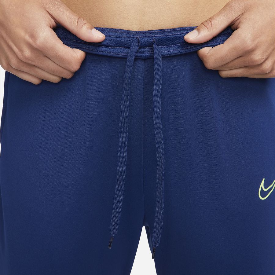 Nike Therma FIT Academy Winter Warrior Womens Knit Soccer Pants Blue Void Volt