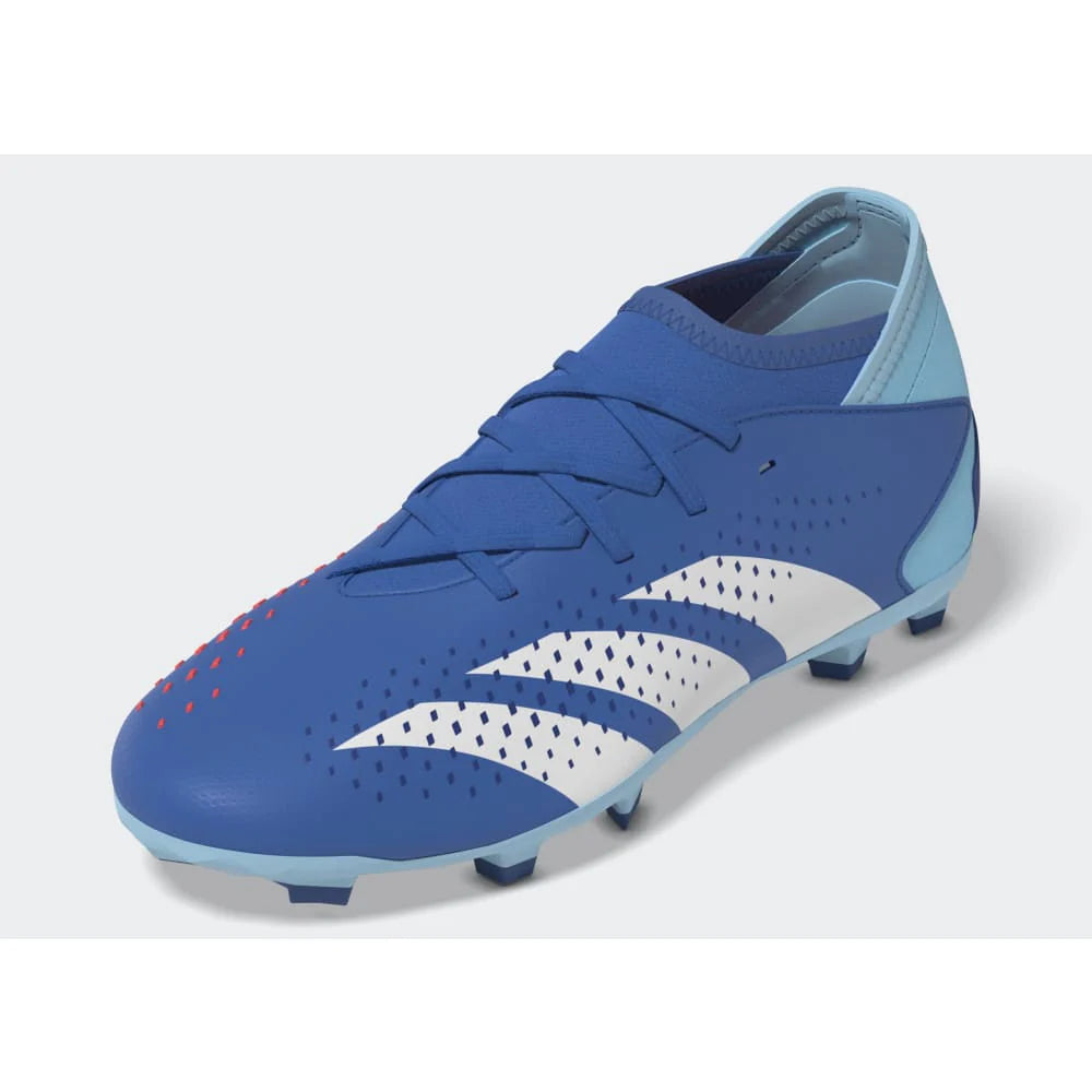 adidas Kids Predator Accuracy3 FG Firm Ground Soccer Cleats Royal White