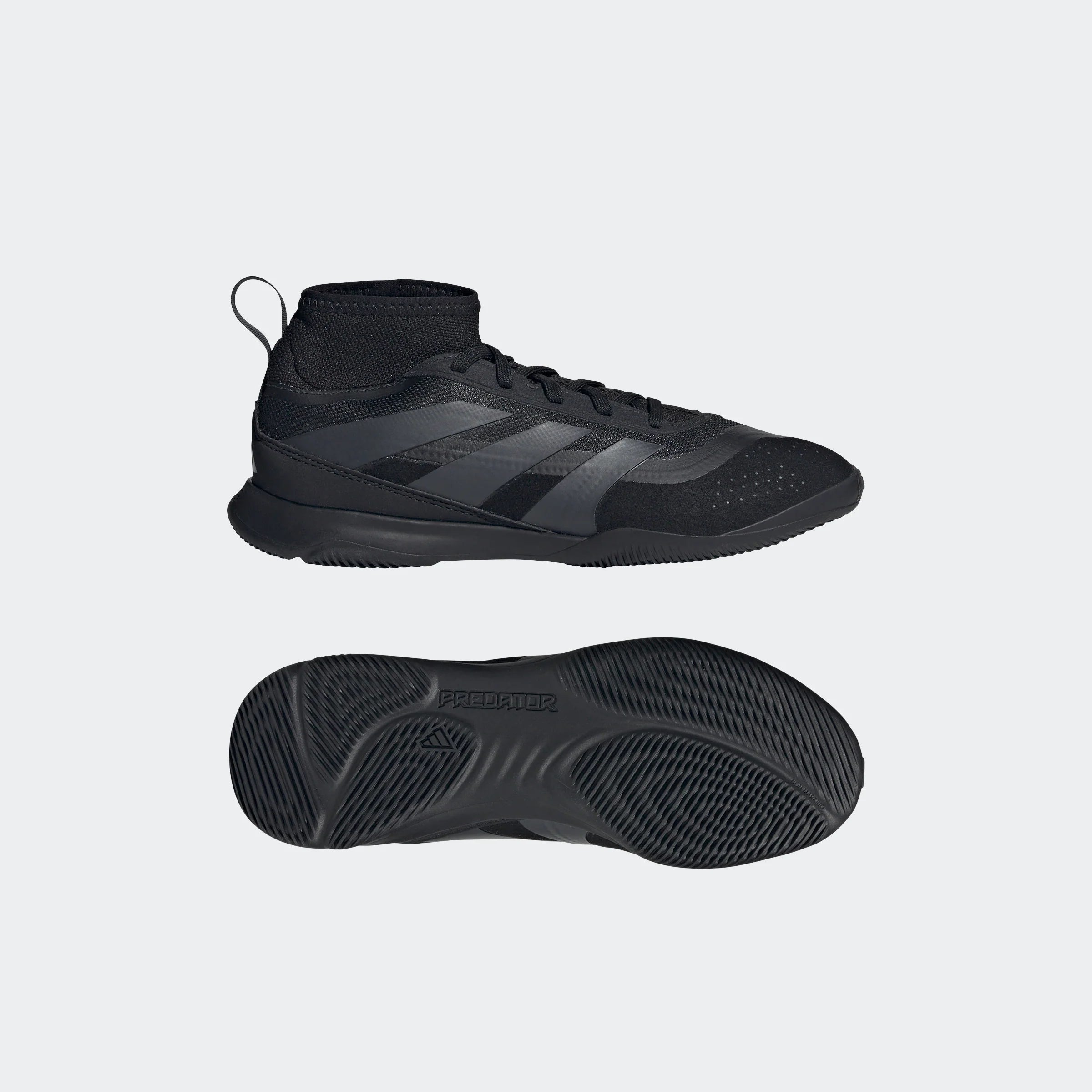 adidas Predator League Sock IN Junior Indoor Soccer Shoes Core Black Carbon