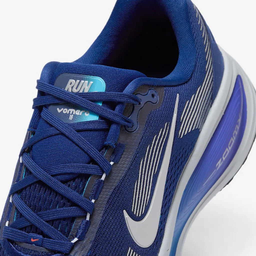 Nike Vomero 18 Azul Cinza Metálico