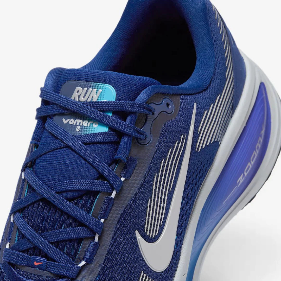 Nike Vomero 18 Azul Cinza Metálico
