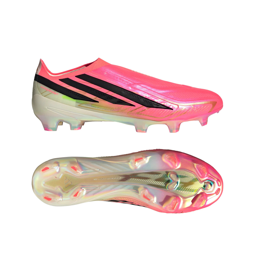adidas F50 Hyperfast Elite Laceless Firm Ground Mens Soccer Cleats Turquesa Black Gold