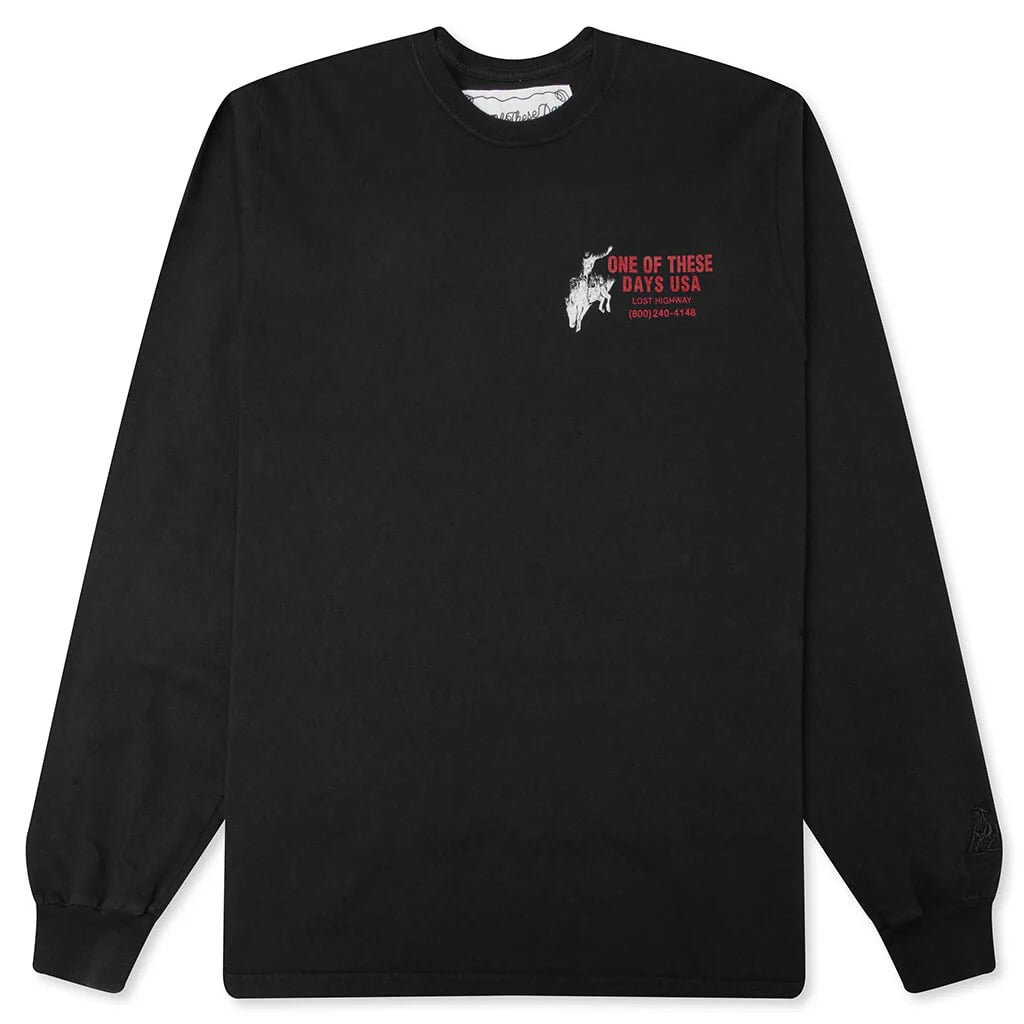 Break On Through Long Sleeve T Shirt Black