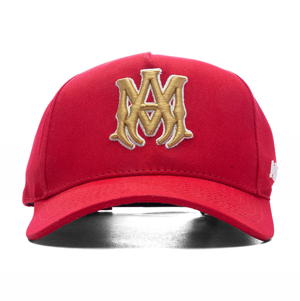 MA Outline Canvas Hat Varsity Red