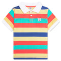 Kids BB Space Race S S Polo Hot Coral