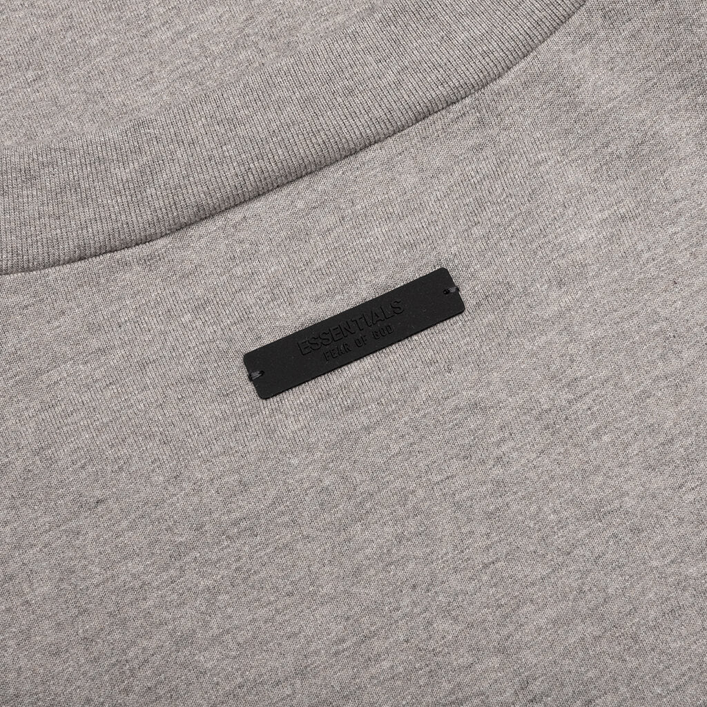 Jersey Long Sleeve T Shirt Heather Gray