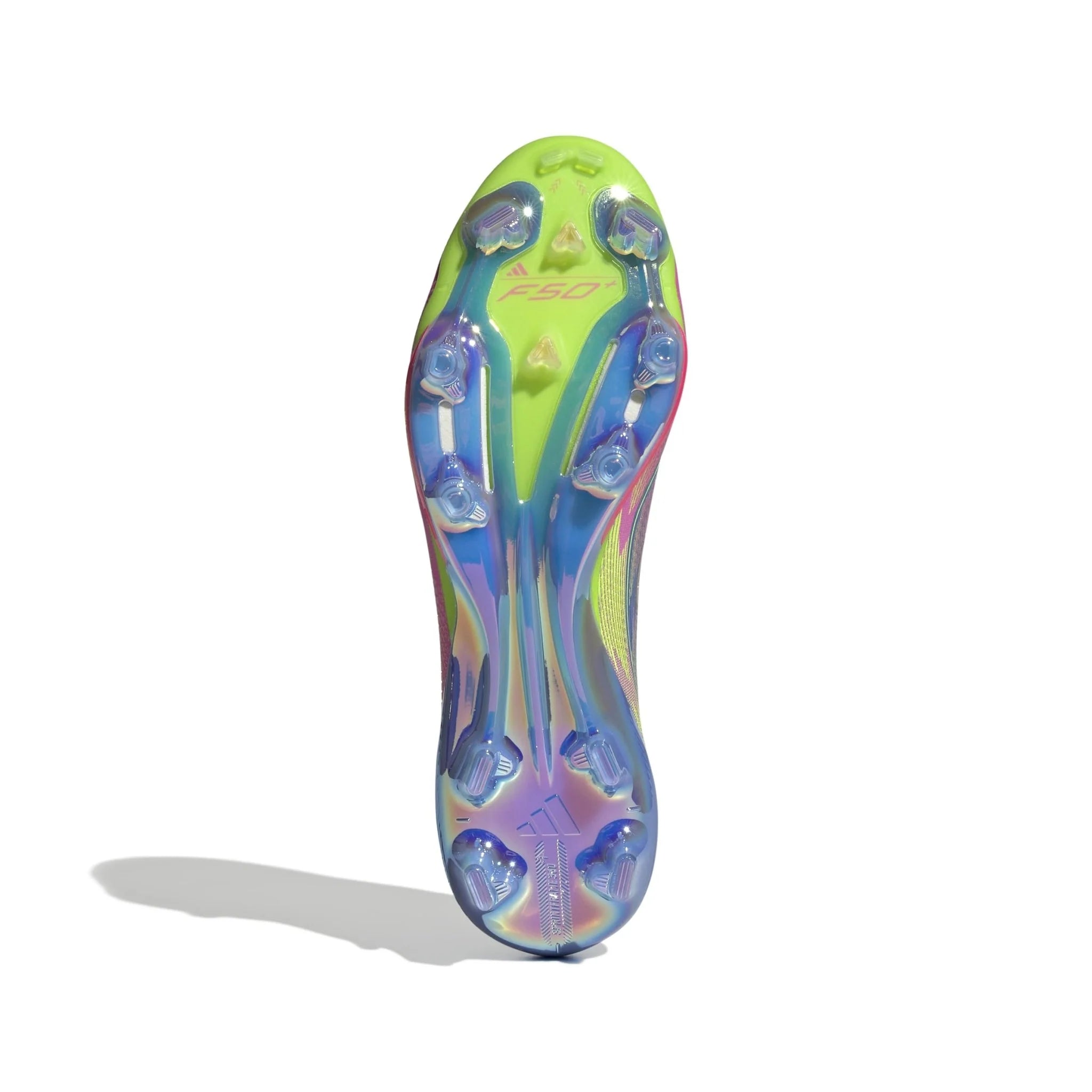 adidas F50 FG Mens Soccer Cleats Blue Fusion Lemon Pink