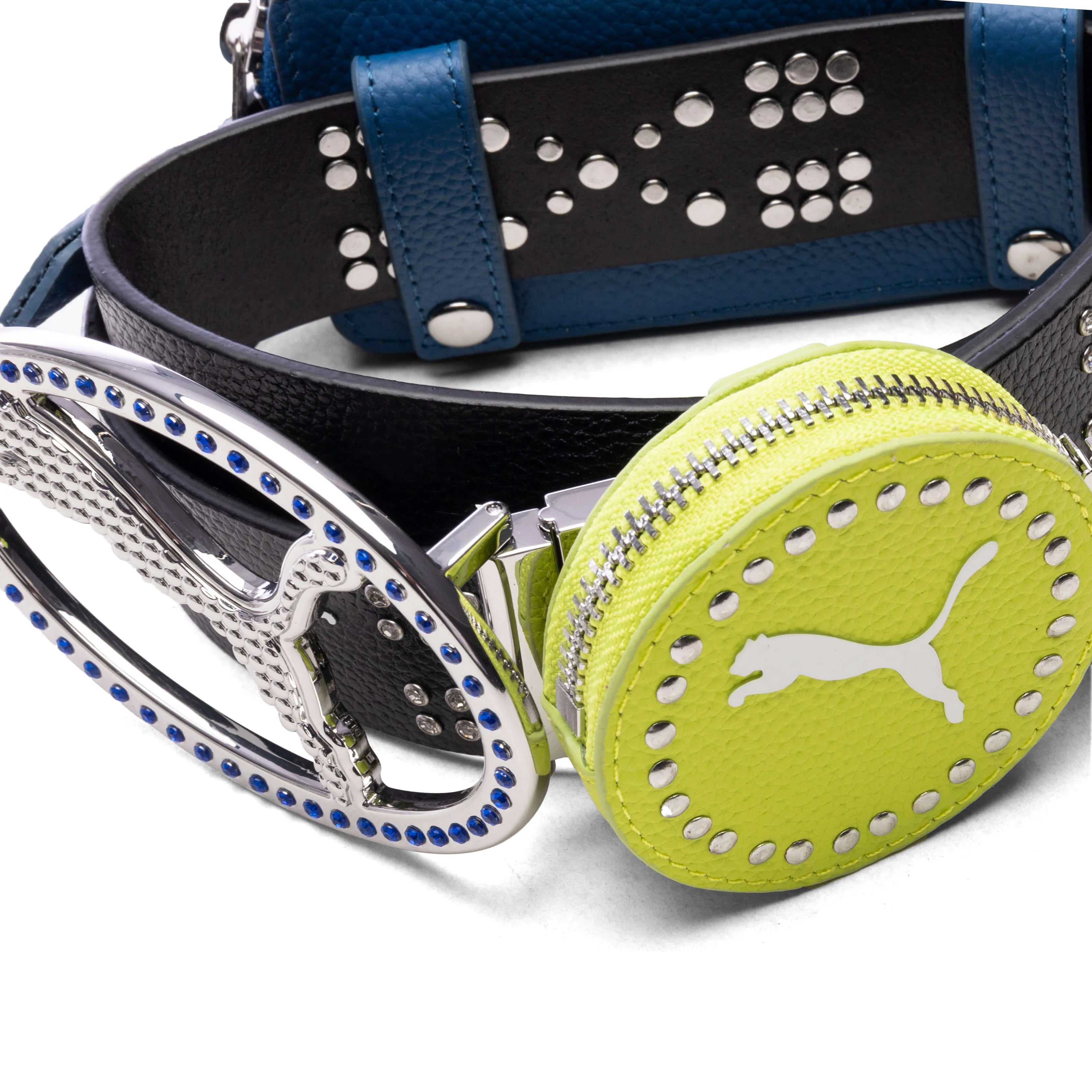 Puma x AAP Rocky Leather Belt Black