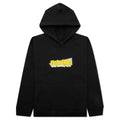 Kids Retro Hoodie Black
