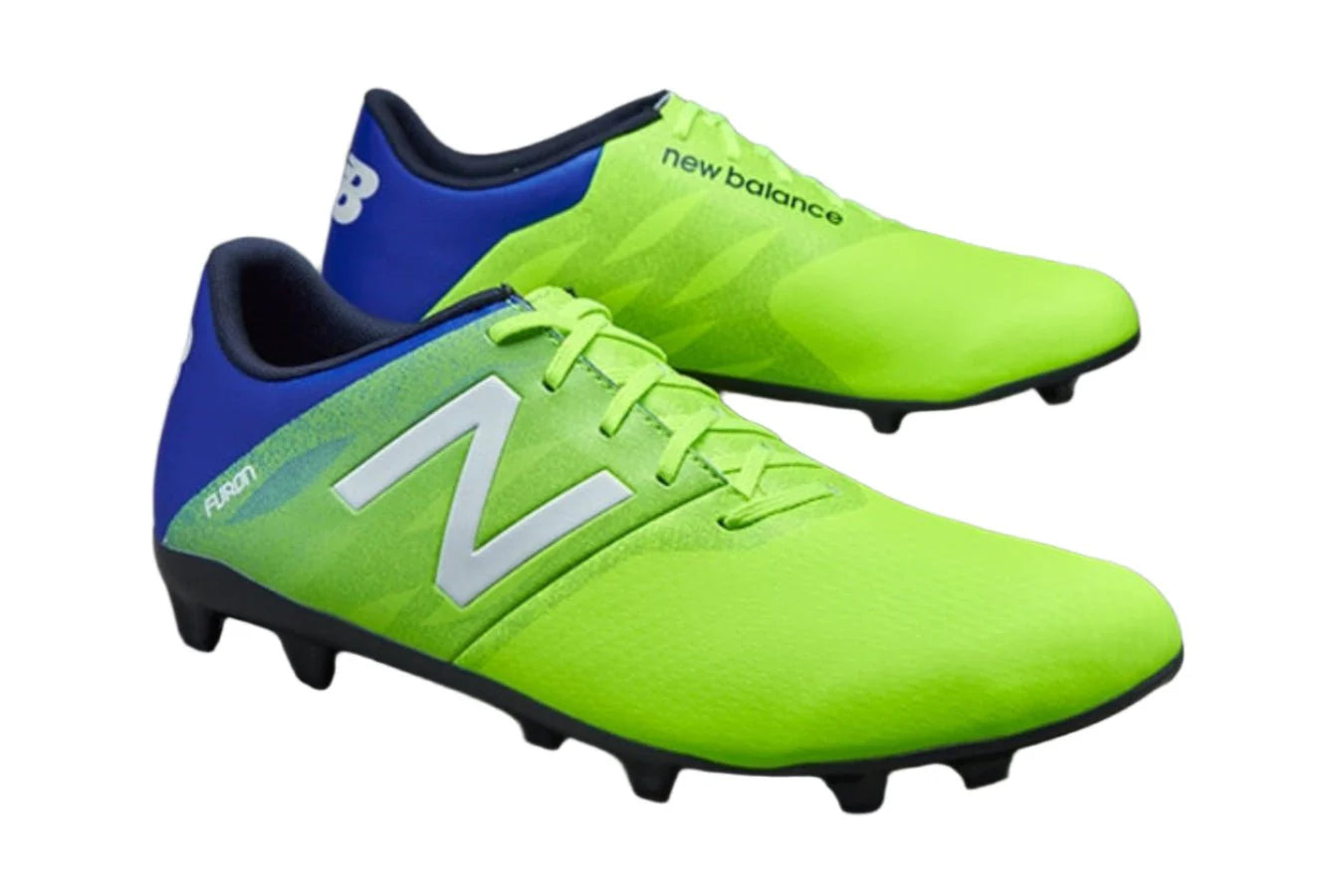New Balance Furon Dispatch FG Firm Ground Soccer Cleats Toxic Pacific Abyss