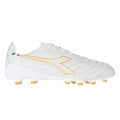 Diadora Brasil Elite Tech Made in Italy LPX FG Firm Ground Soccer Cleats White Gold