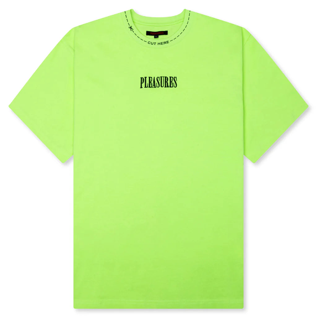 Cut Here Heavyweight Shirt Lime