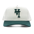 9FIFTY A Frame Snapback Upside Down Los Angeles Dodgers Chrome Dark Green